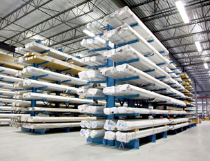 FINISHES warehouse storage system