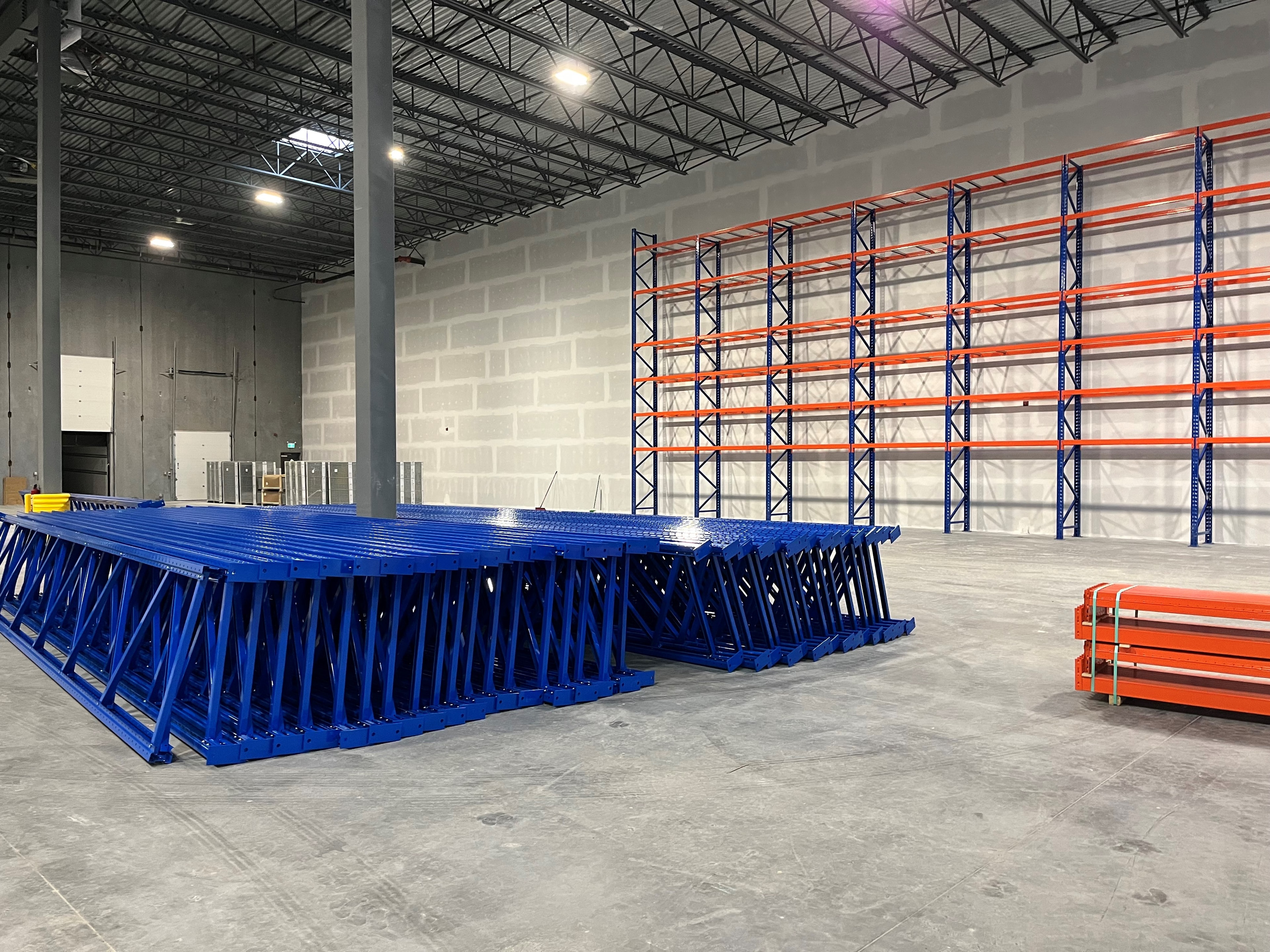 RACKING rELOCATION OR RECONFIGURATION warehouse storage system