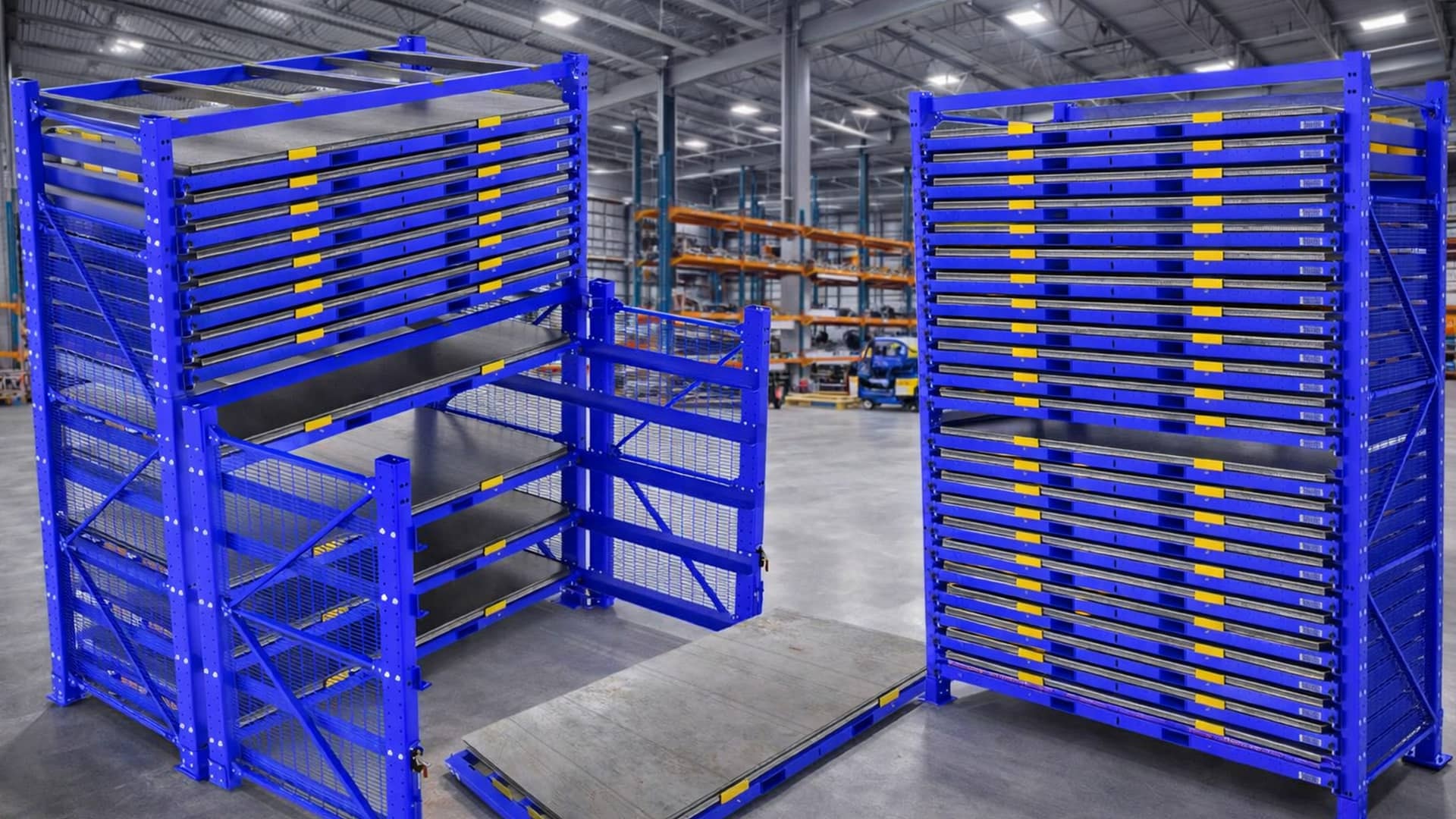ROLL OUT RACK SYSTEMS warehouse storage system