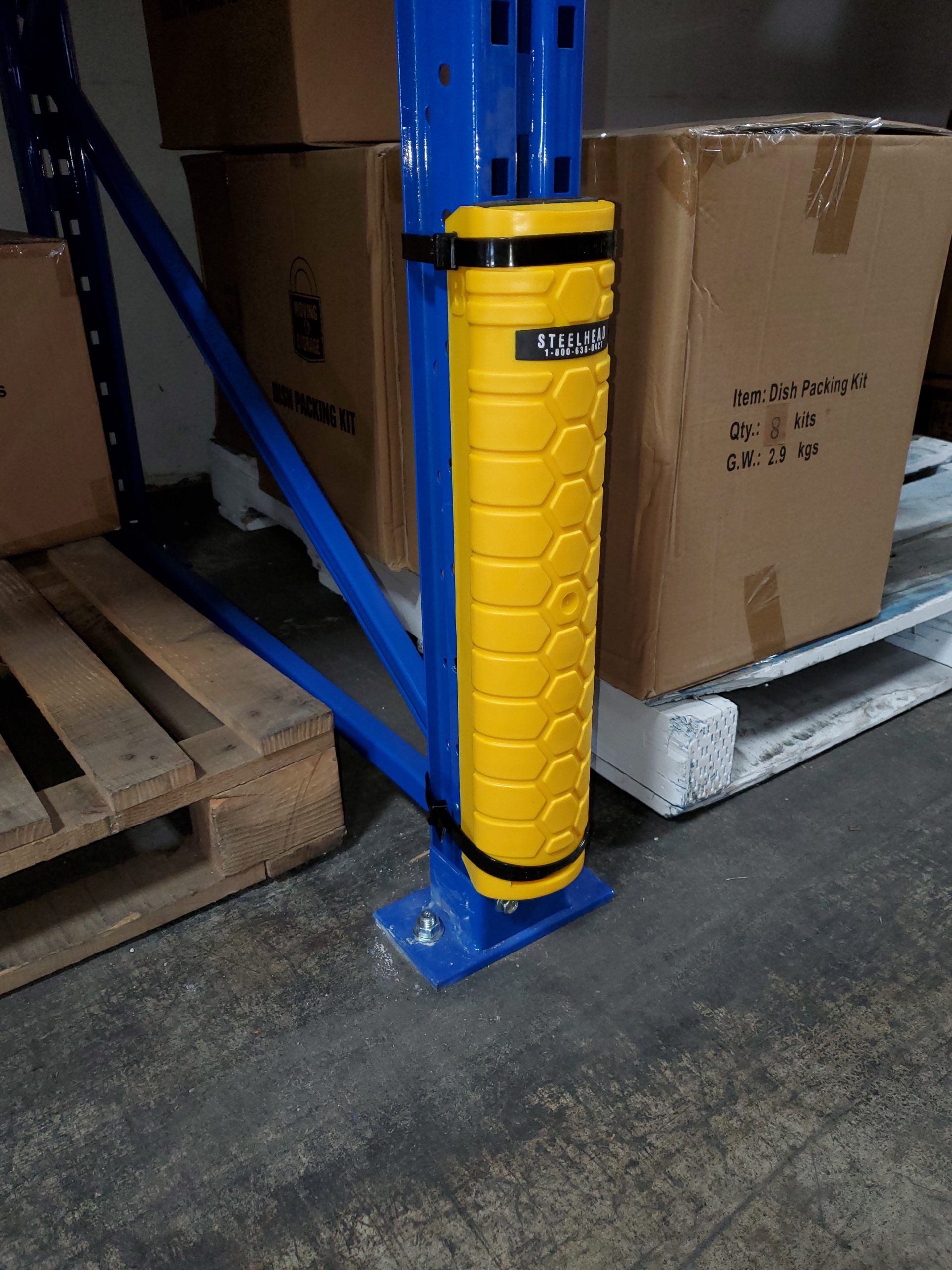 Pallet Rack Column Guards Steelhead Warehouse Solutions Ltd.